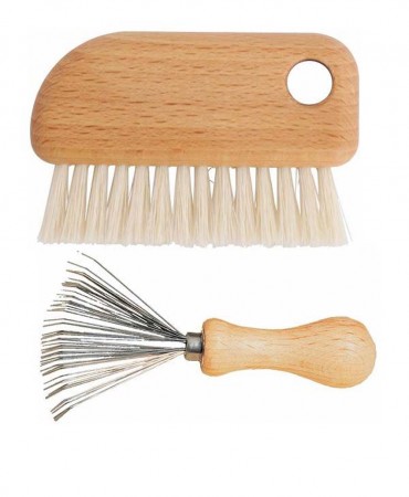 SET 2 Εργαλεία καθαρισμού για βούρτσες μαλλιών Redecker