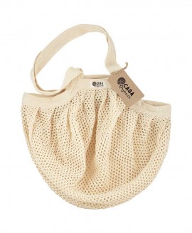 STARNET Bag, Τσάντα με πυκνό δίχτυ από βιολογικό βαμβάκι - Natural