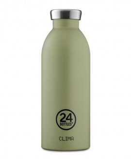 24Bottles CLIMA, Ανοξείδωτο ΙΣΟΘΕΡΜΙΚΟ μπουκάλι - SAGE 500ml