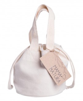 Spa bag Mama Natura, τσαντάκι καλλυντικών από βιολογικό βαμβακερό καμβά