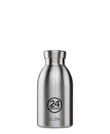 24Bottles CLIMA, Ανοξείδωτο ΙΣΟΘΕΡΜΙΚΟ μπουκάλι - STEEL 330ml