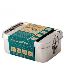 ECOlunchbox Bento Wet Box - Ανοξείδωτο σκεύος φαγητού - Στεγανό (Μεγάλο Ορθογώνιο)