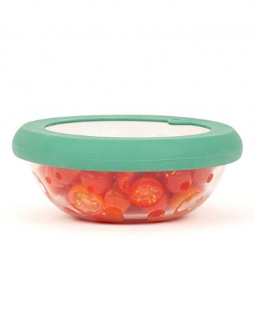 Food Huggers® Lid, Καπάκι γυάλινο με σιλικόνη - MEDIUM