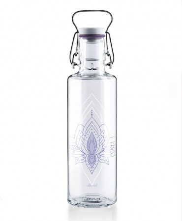 Γυάλινο μπουκάλι Soulbottle 0,6Lt „Just breathe“