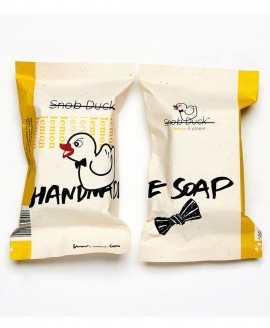 Snob Duck Χειροποίητο σαπούνι - LEMON + GINGER