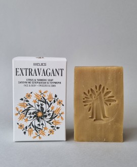 Σαπούνι ελαιολάδου 111elies με εσπεριδοειδή & κουρκουμά - EXTRAVAGANT