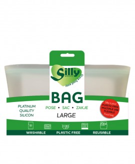 Σακούλα σιλικόνης Silly bag - Stand up LARGE 1000ml