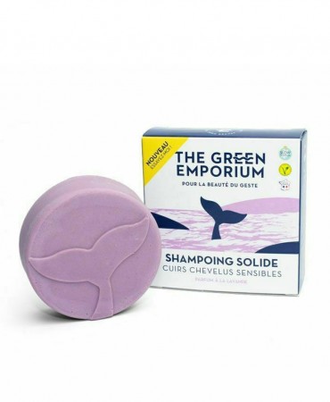SENSITIVE Στερεό Σαμπουάν για ευαίσθητο τριχωτό THE GREEN EMPORIUM 85ml - Lavandin & Calendula