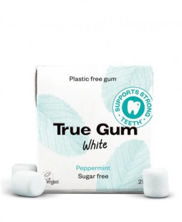 Φυσικές τσίχλες TRUE GUM sugar free - White