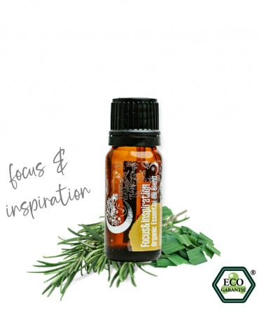 FOCUS & INSPIRATION Μείγμα Βιολογικών Αιθέριων Ελαίων για αρωματοθεραπεία Terra Gaia 10ml