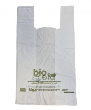 Σακούλες 45cm βιοαποικοδομήσιμες από άμυλο πατάτας, για κομπόστ - Pack 500gr