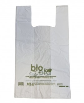 Σακούλες 45cm βιοαποικοδομήσιμες από άμυλο πατάτας, για κομπόστ - Pack 1KG