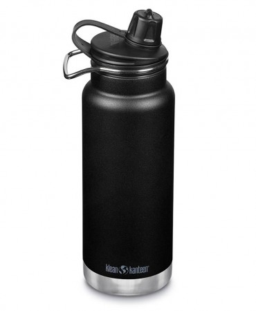 946ml Klean Kanteen TKWide Ανοξείδωτο ΙΣΟΘΕΡΜΙΚΟ Παγούρι - BLACK (Chug Cap)