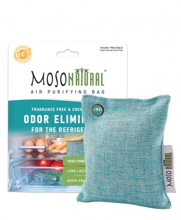 Moso Natural Bag Ψυγείου - Φυσικός Εξουδετερωτής Οσμών - τσάντα για ψυγείο (με βεντούζα)