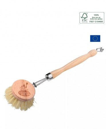 Βούρτσα Πιάτων Ø4cm, La Droguerie Ecologique - Με φυτικές ίνες TAMPICO