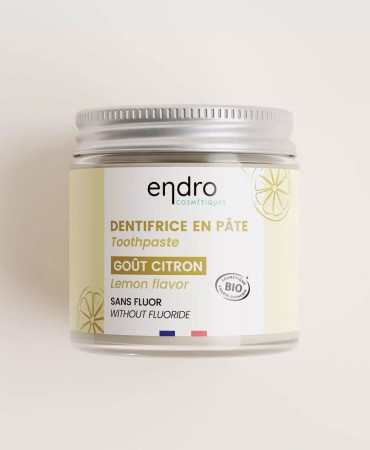 Lemon - Βιολογική Οδοντόκρεμα Endro, 100% Φυσική σύνθεση 100ml	