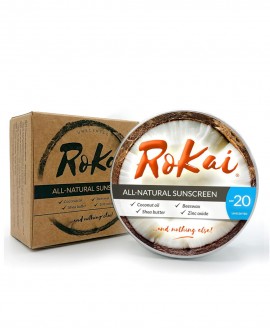 RoKai® All-Natural Sunscreen SPF20 - Φυσικό αντηλιακό χωρίς πλαστικό, 100ml