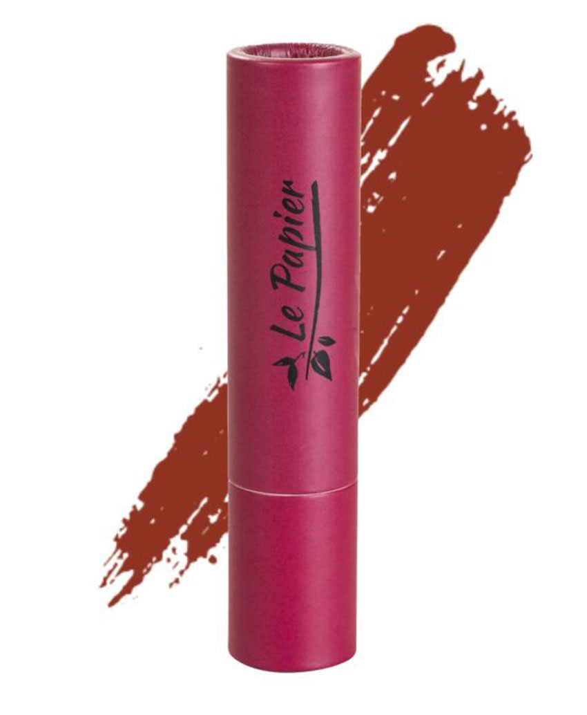 SIENNA 01 Matte - Zero Waste Κραγιόν Le Papier Paper tube lipstick