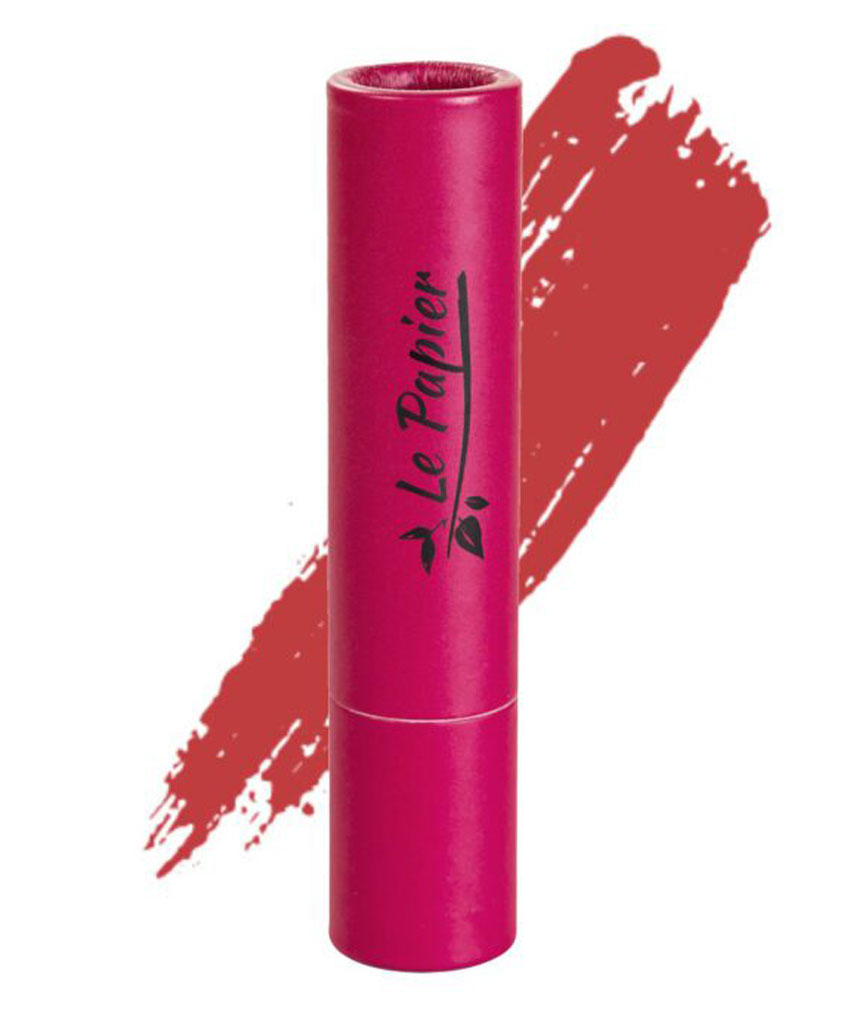 REDWOOD 02 Matte - Zero Waste Κραγιόν Le Papier Paper tube lipstick