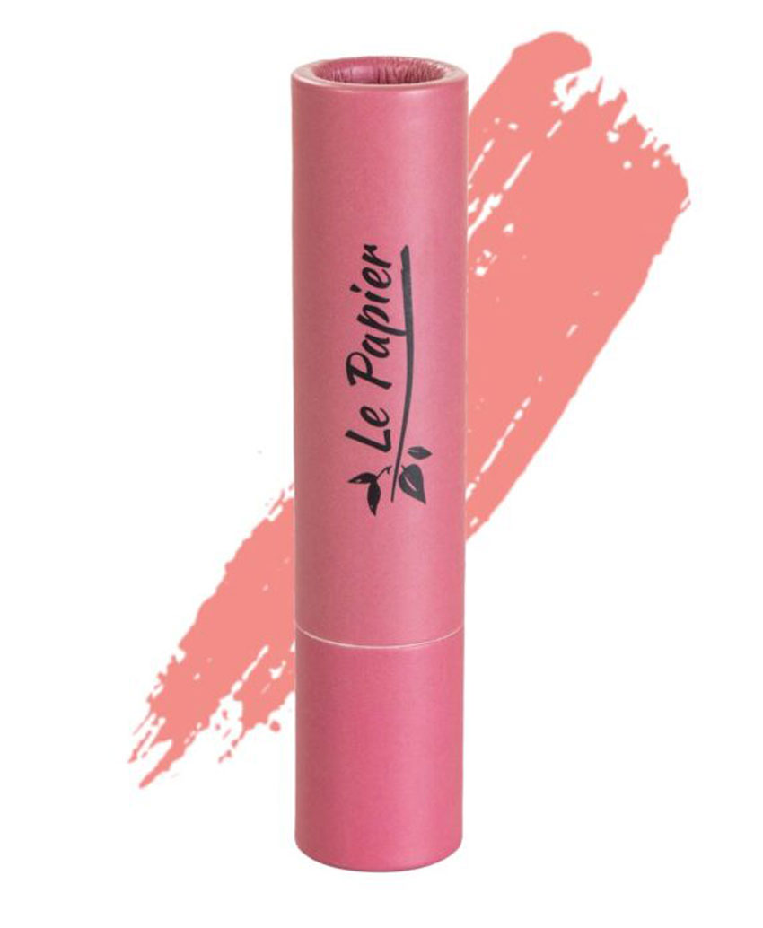 ROSY BROWN 08 Glossy - Zero Waste Κραγιόν Le Papier Paper tube lipstick