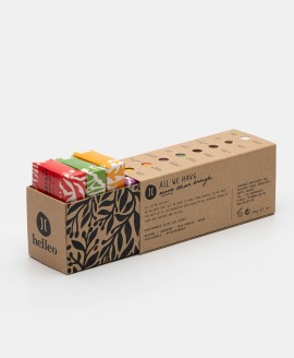 Mini PACK 8 Βιώσιμων Σαπουνιών Helleo, 8x30gr