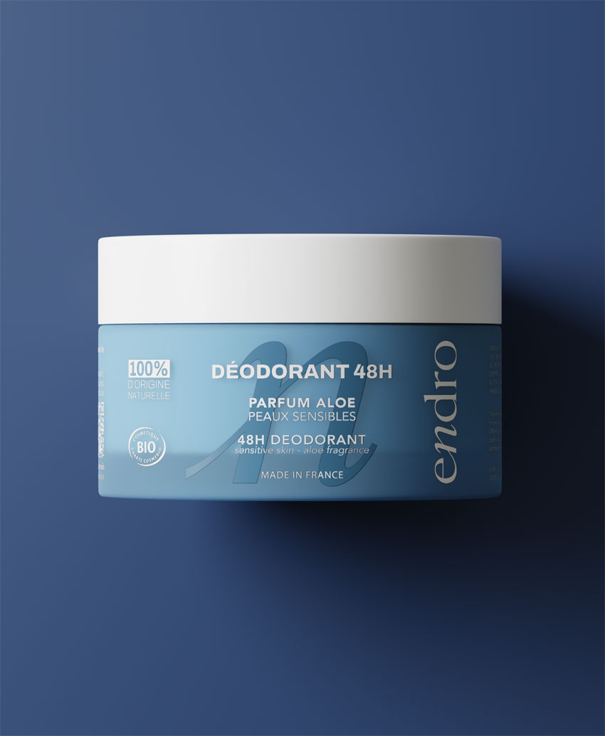 SENSITIVE Aloe Vera - Βιολογικό Αποσμητικό για ευαίσθητο δέρμα Endro, 100% Φυσική σύνθεση, 50ml