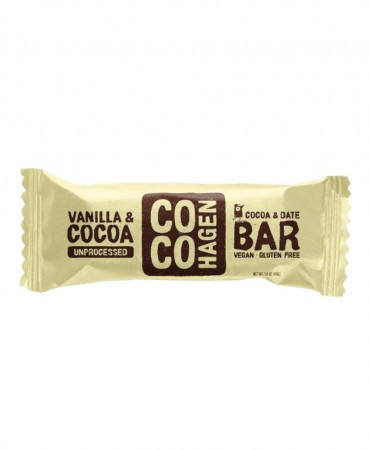 Vanilla & Cocoa - Βιολογική Μπάρα Ενέργειας COCOHAGEN 40g