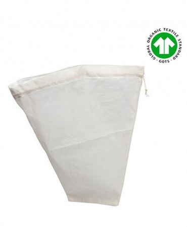 NUT MILK BAG - Σακούλα γάλακτος & φυτικών ροφημάτων από βιολογικό βαμβακερό τουλπάνι Ah! Table!