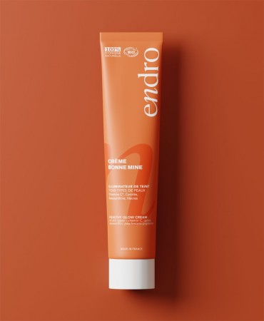 Healthy glow - Βιολογική Ενυδατική Κρέμα Προσώπου Endro, 100% Φυσική σύνθεση - Σωληνάριο αλουμινίου 50ml