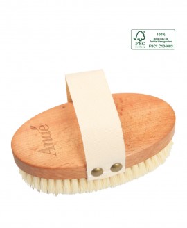 Βούρτσα σώματος Anaé από FSC® ξύλο οξιάς & φυσικές τρίχες για ξηρό μασάζ