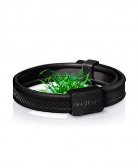  MoustiCare® Bracelet - Αντικουνουπικό Βραχιόλι με 100% φυτική γερανιόλη, για παιδιά και ενήλικες - ΜΑΥΡΟ 
